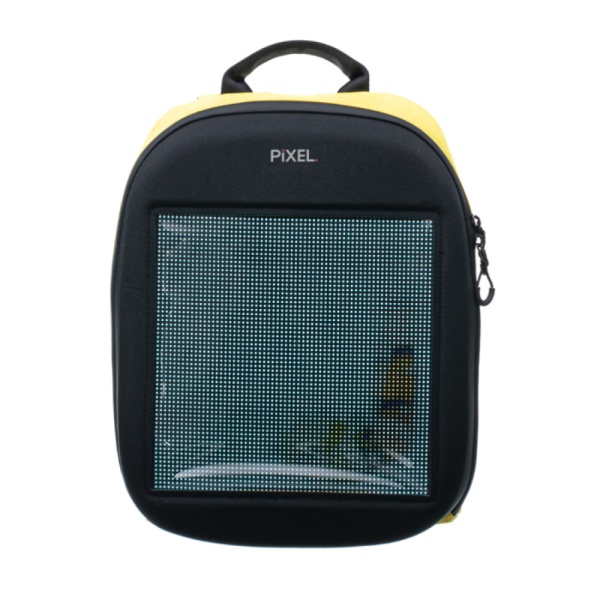 Рюкзак с LED-дисплеем PIXEL ONE - YELLOW SUN (желтый), BT